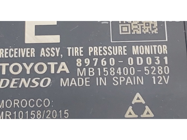 Pojistková skříňka     897600D031   Toyota Yaris 2016