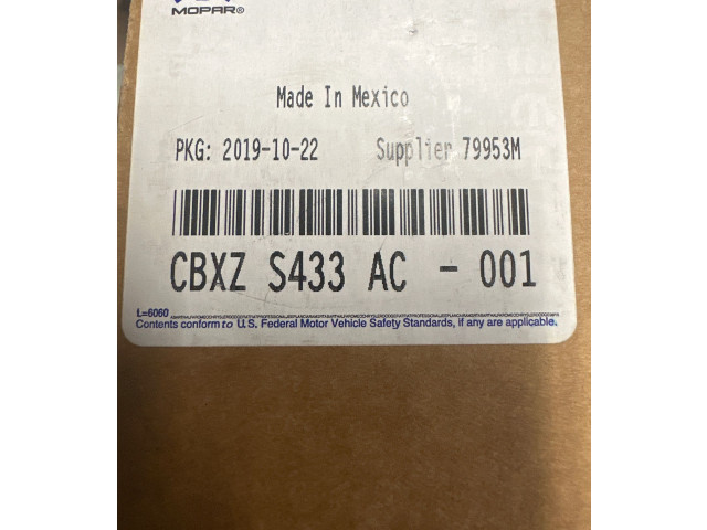 Подушка безопасности водителя CBXZS433AC, 20191022   Jeep Grand Cherokee