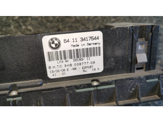 Блок управления климат-контролем 64113417544, 3417544   BMW X3 E83