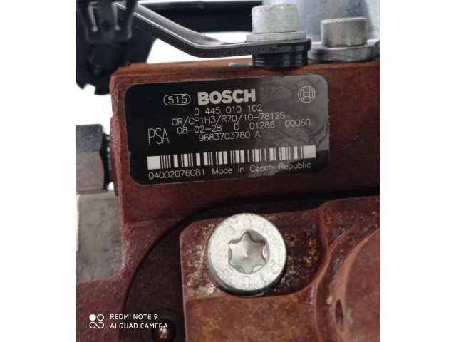 Vstřikovací čerpadlo 0445010102, 0445010102   Peugeot 3008 I     