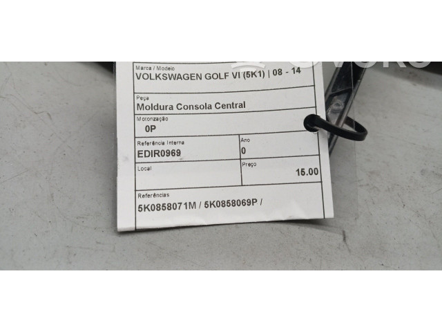 Блок управления климат-контролем 5K0858071M, 5K0858069P   Volkswagen Golf VI
