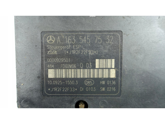 Jednotka ABS A1634310912   Mercedes-Benz ML W163 2001