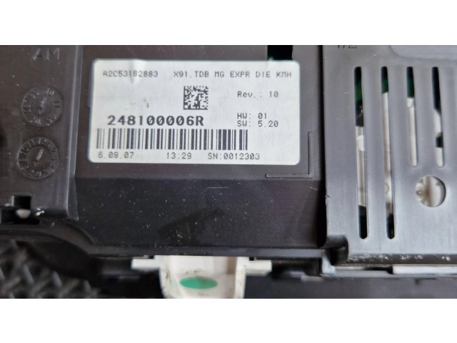 Панель приборов 248100006R, A2C53172264   Renault Laguna III       