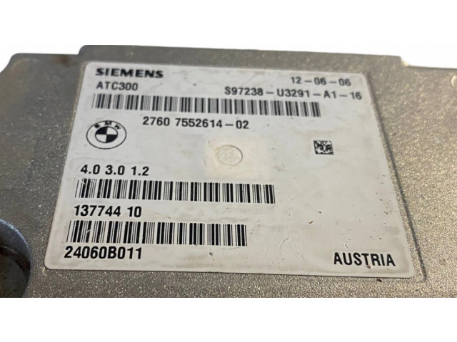 Блок управления коробкой передач 7552614, 24060B01   BMW 3 E90 E91