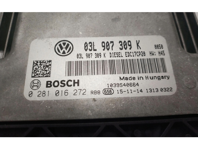 Řídící jednotka 03L907309K   Volkswagen Multivan T5 2009