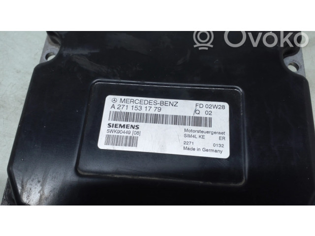 Блок управления двигателя A2711531779   Mercedes-Benz C W203