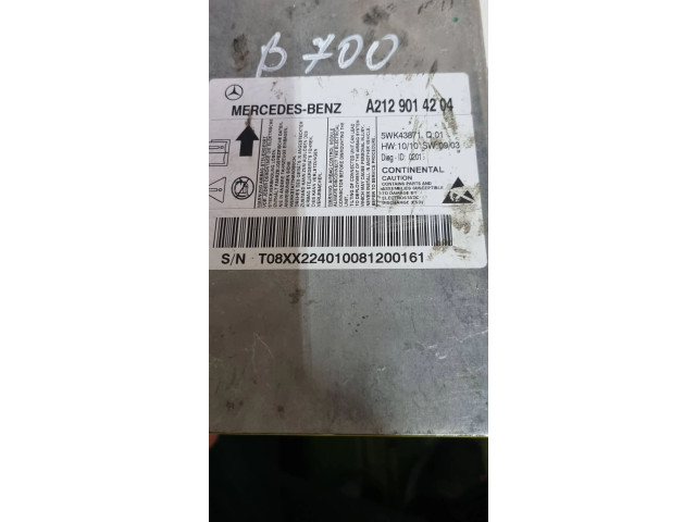 Блок подушек безопасности A2129014204   Mercedes-Benz E AMG W212