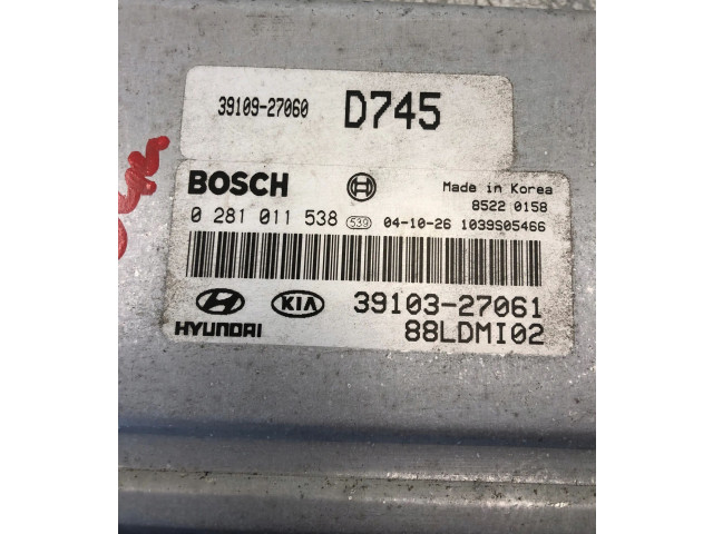 Řídící jednotka 3910327061   KIA Cerato 2004