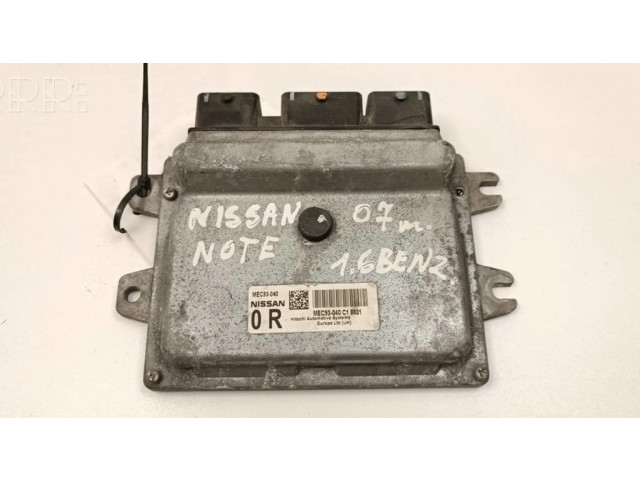 Řídící jednotka MEC93040, MEC93040C18801   Nissan Note (E11) 2007