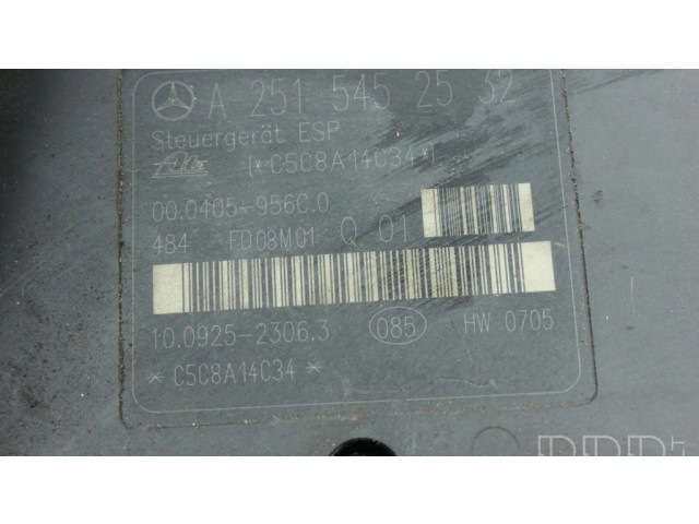 Блок АБС A2515452532, A2514310412   Mercedes-Benz  R W251  2005-2013 года