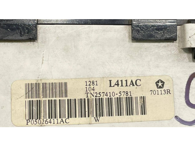 Панель приборов P05026411AC, L411AC   Chrysler 300M       
