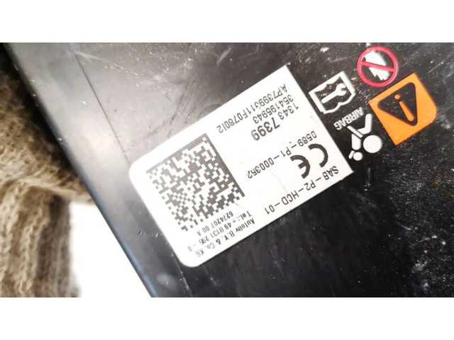 Подушка безопасности в сиденье 13437399   Opel Zafira C