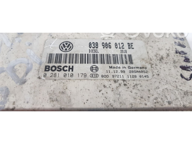 Блок управления двигателя 038906012BE, 0281010179   Volkswagen Polo