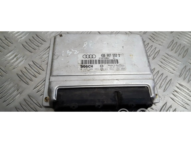 Блок управления двигателя 4b0907552d, 0261204384   Audi A6 S6 C5 4B