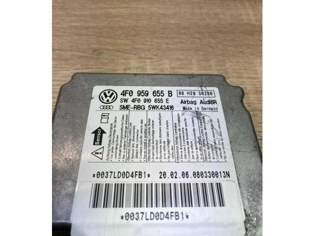 Блок подушек безопасности 4F0959655B, 4F0910655E   Audi A6 S6 C6 4F