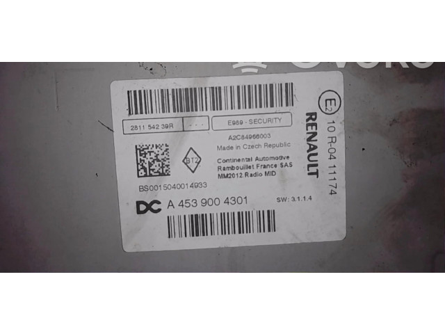Радио/ проигрыватель CD/DVD / навигация A4539006502   Smart ForFour II W453    