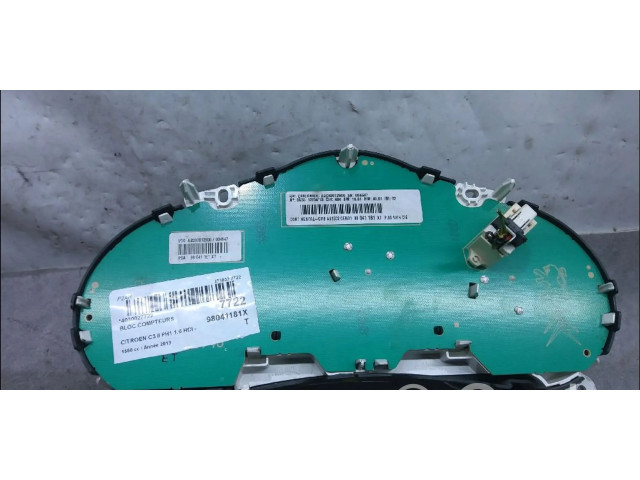 Панель приборов 98041181XT   Citroen C3       