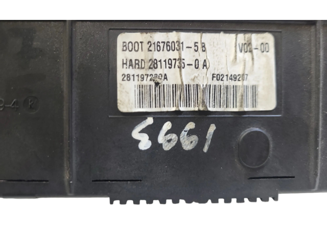 Блок комфорта 9663510180, 216761594   Citroen C-Crosser   