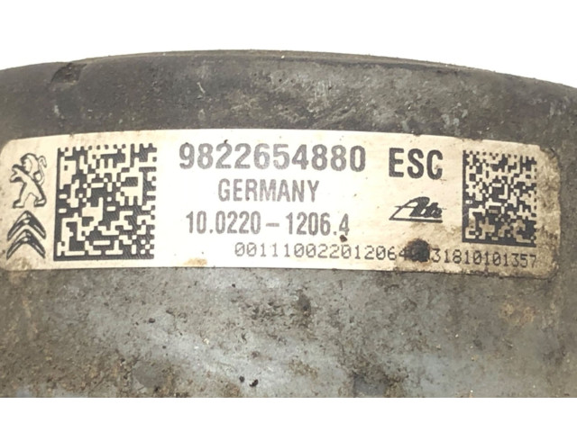 Jednotka ABS 9822654880   Peugeot 208 2012