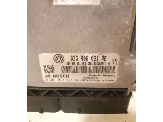 Řídící jednotka 03G906021PE   Volkswagen Caddy 2008