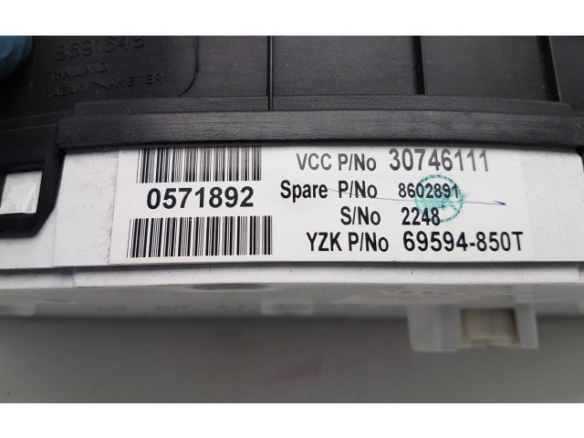 Přístrojová deska  Volvo XC90 2008 30746111, 8602891  