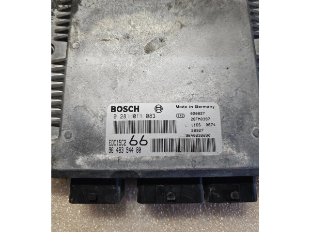 Přístrojová deska  Peugeot 206 2005 9640938680, 0281011083  