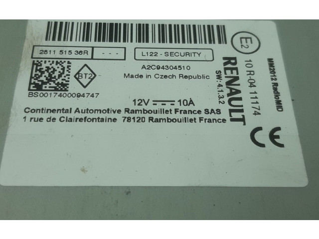   Pojistková skříňka 281151536R, 281151536R   Renault Captur 2018