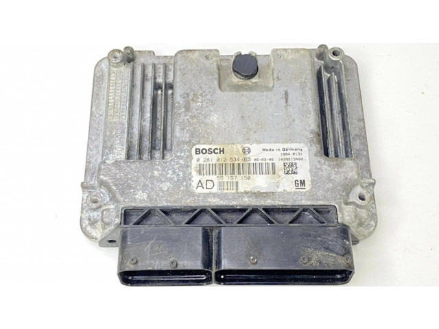 Блок управления двигателя 55197150, 1039S13480   Opel Vectra C