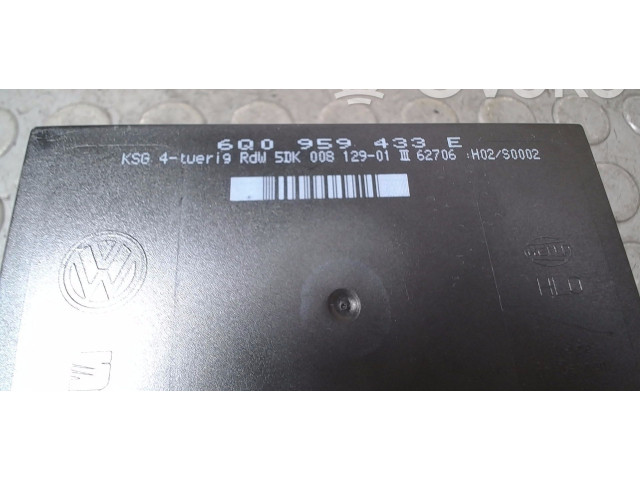 Блок управления постоянной скорости (cruise) 6Q0959433E   Seat Ibiza III (6L)       