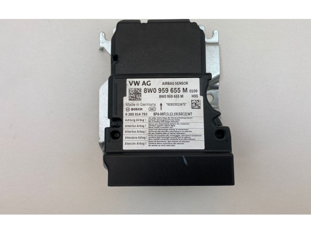 Блок подушек безопасности 8W0959655M, 0285014793   Audi A4 S4 B9 8W