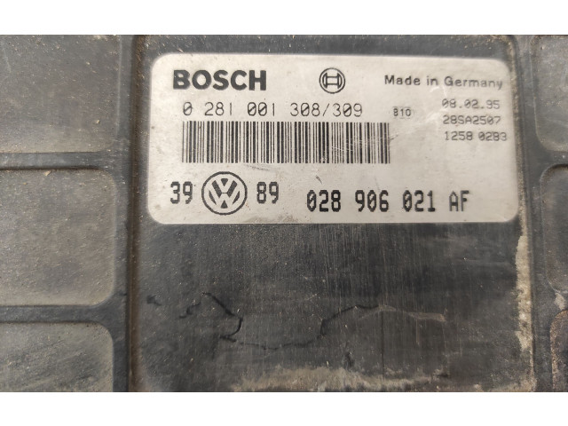 Блок управления двигателем ECU 028906021F, 028906021F   Volkswagen Golf III 1995