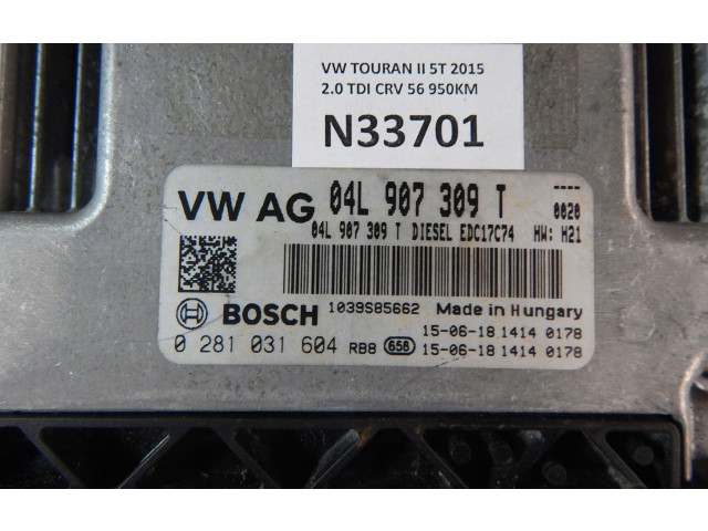 Řídící jednotka 04L907309T   Volkswagen Touran III 2016