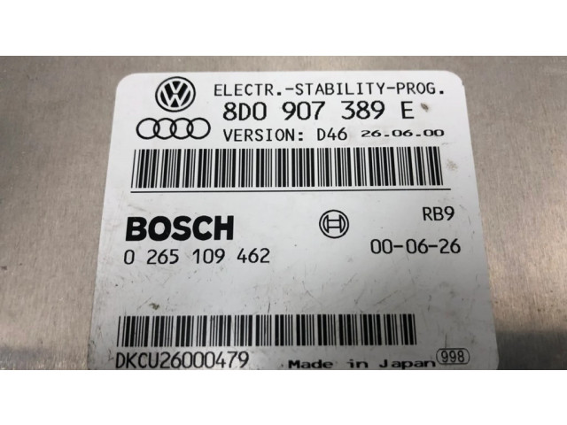 Блок управления АБС 8D0907389E, 0265109462   Audi A4 S4 B5 8D