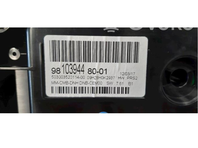 Панель приборов 9828003480   Peugeot 5008 II       