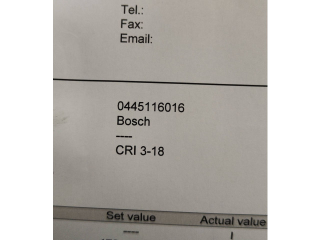 Vstřikovač 0445116016   Volvo XC60    D5244T11 