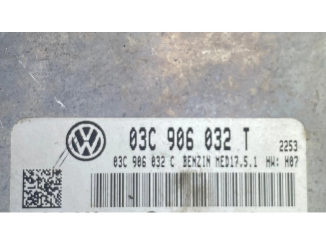 Блок управления двигателя 03C906032T, 03C906032C   Volkswagen Tiguan
