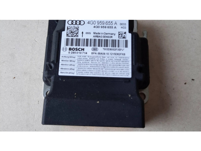 Блок подушек безопасности 4G0959655A, 0285010714   Audi A7 S7 4G