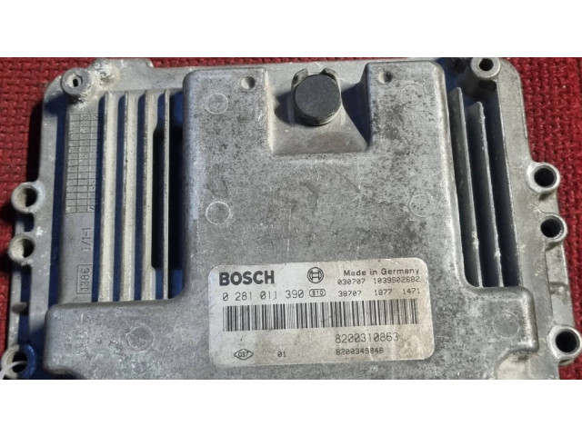 Řídící jednotka 8200349846, 8200310863   Renault Megane II 2005