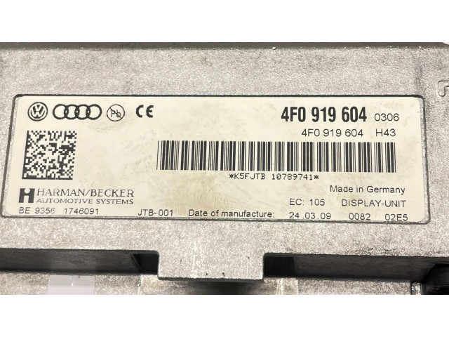 Дисплей    4F0919604   Audi A6 S6 C6 4F