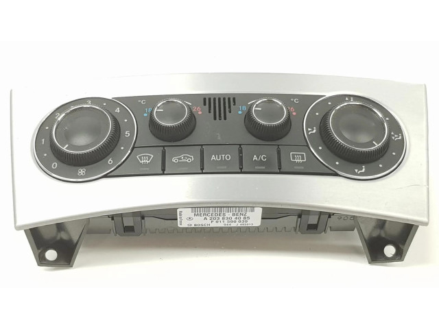 Блок управления климат-контролем A2038304085   Mercedes-Benz CLC CL203