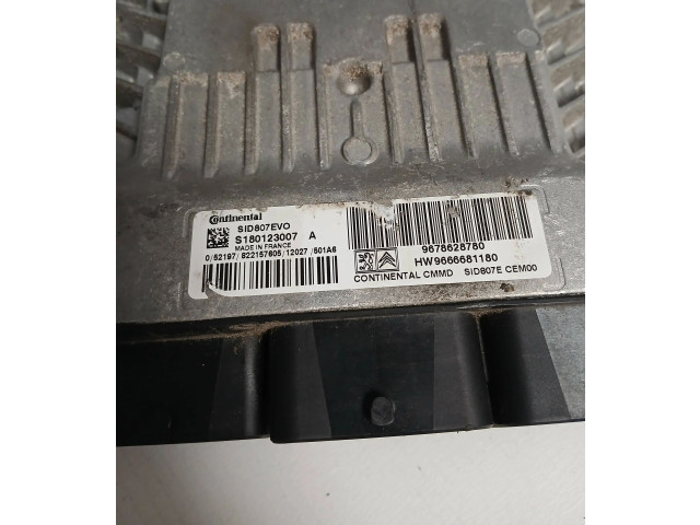 Řídící jednotka 9678628780, 9666681180   Peugeot 3008 I 2009