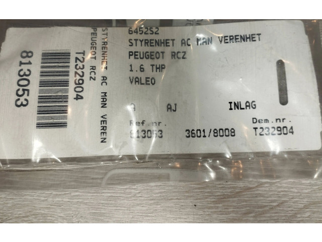 Блок управления климат-контролем 96718462XT, 1202281A   Peugeot RCZ