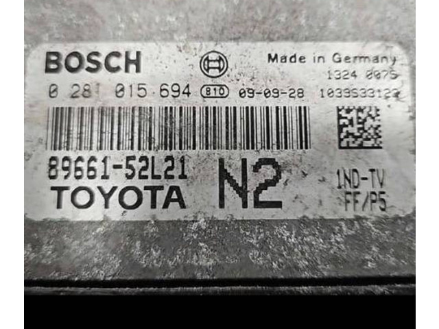 Řídící jednotka 0281015694, 13240075   Toyota Urban Cruiser (XP110) 2010