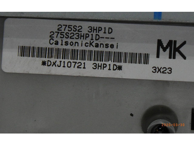 Блок управления климат-контролем 275S23HP1D   Nissan Micra