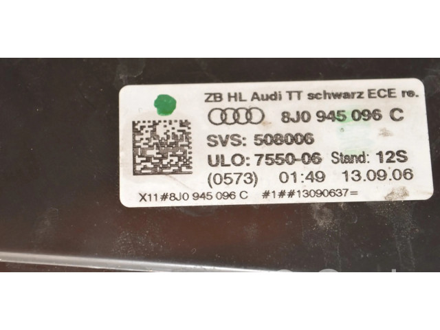 Задний фонарь правый 8J0945096C, 8J0945096L    Audi TT TTS Mk2   2006-2014 года