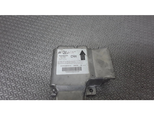 Блок подушек безопасности 13170590   Opel Vectra C