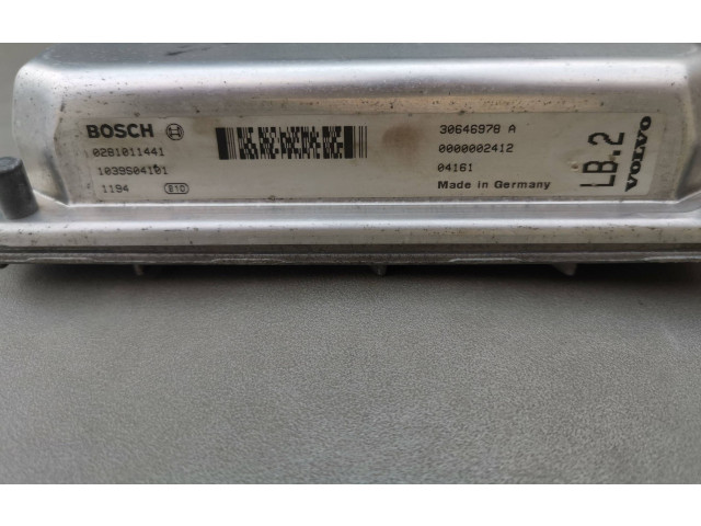 Řídící jednotka 30646978A, 0281011441   Volvo S60 2007