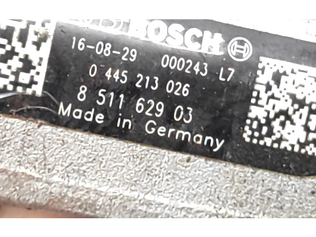 Vstřikovací lišta 851162903, 0445213026   BMW 1 F20 F21  pro naftový motor 1.5 B37D15 