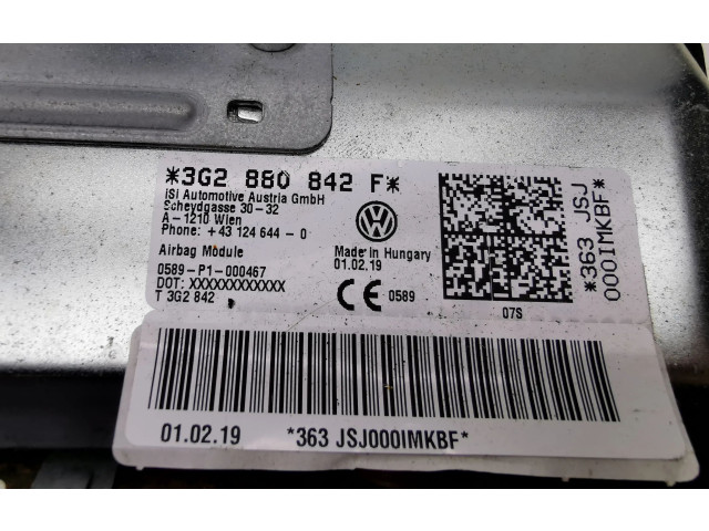 Подушка безопасности для колен 3G2880842F   Volkswagen Arteon