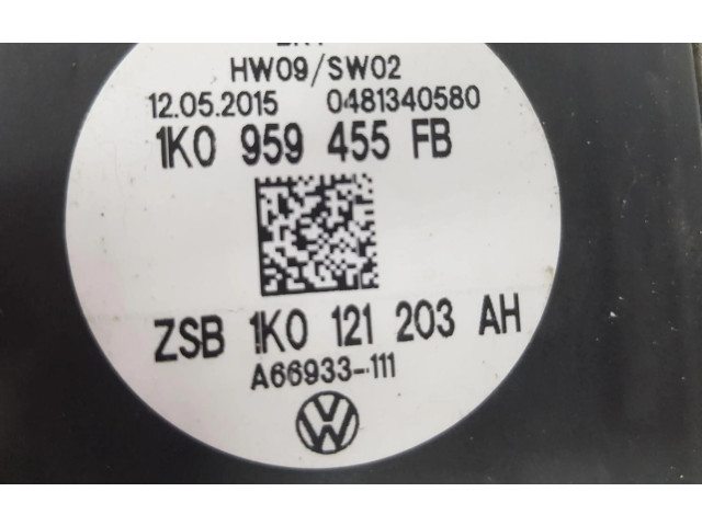 Вентилятор радиатора     1K0959455FB, 1K0959455FB    Volkswagen Touran II 